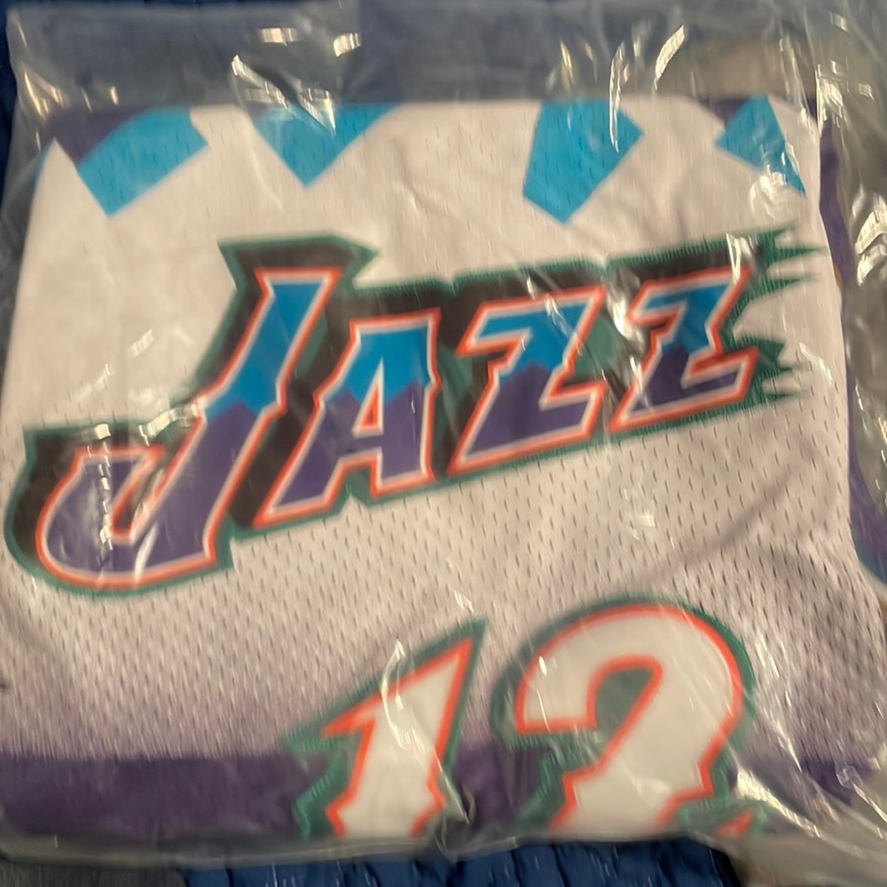 Brand new John Stockton Utah Jazz jersey size large.